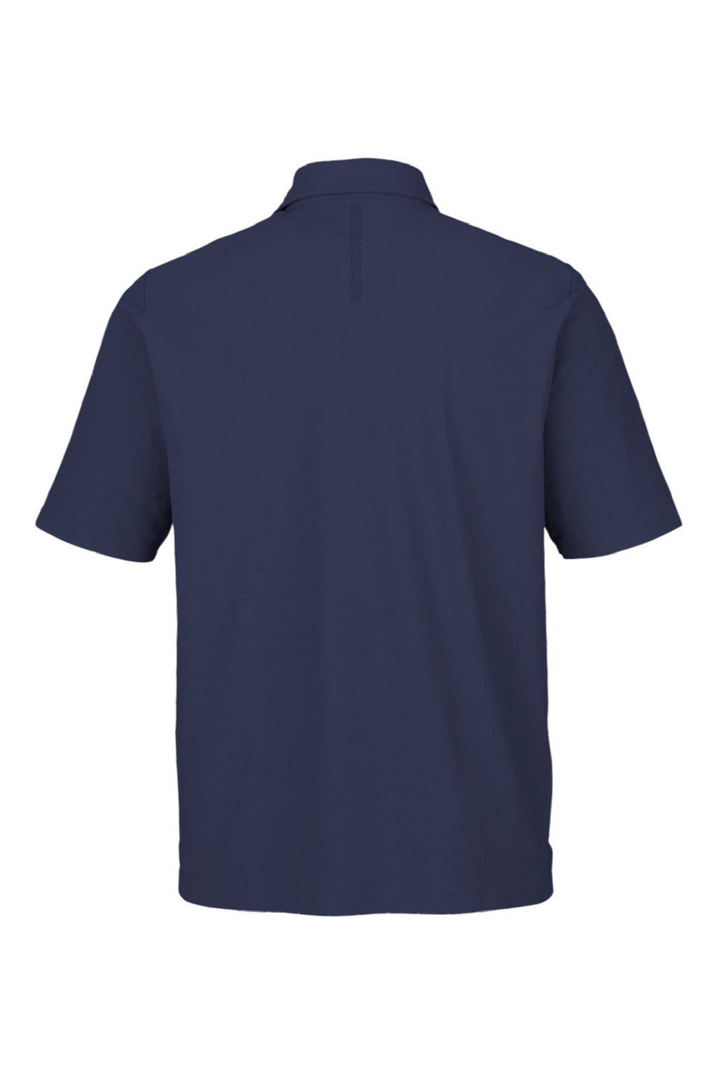 Devon & Jones DG110 Mens CrownLux Performance Windsor Welded Short Sleeve Polo Shirt Navy Blue Flat Back