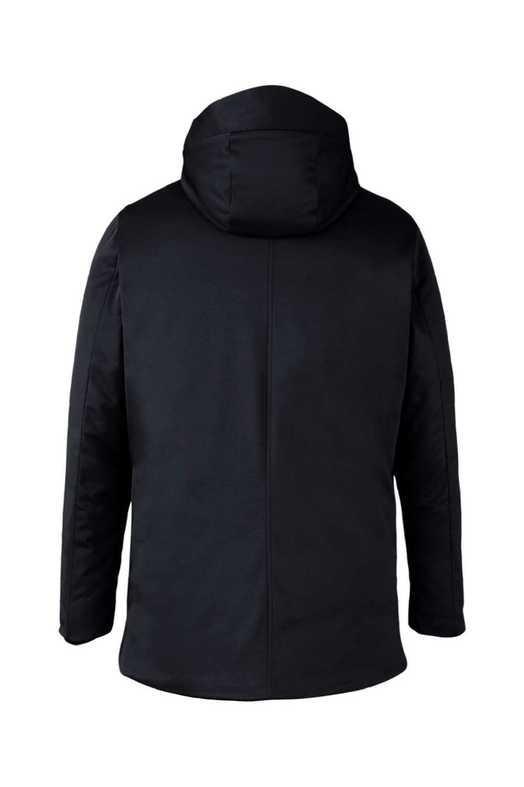 Core 365 CE715 Mens Techno Lite Insulated Full Zip Hooded Jacket Black Flat Back