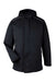 Core 365 CE715 Mens Techno Lite Insulated Full Zip Hooded Jacket Black Flat Front