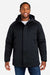 Core 365 CE715 Mens Techno Lite Insulated Full Zip Hooded Jacket Black Model Front