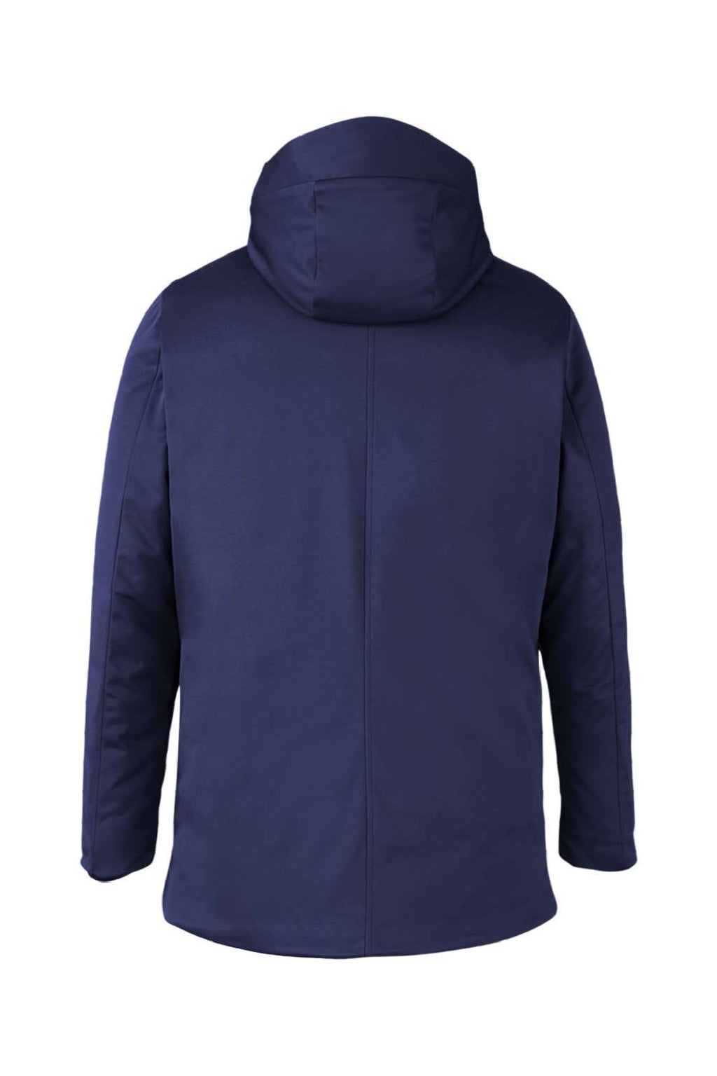 Core 365 CE715 Mens Techno Lite Insulated Full Zip Hooded Jacket Classic Navy Blue Flat Back