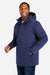 Core 365 CE715 Mens Techno Lite Insulated Full Zip Hooded Jacket Classic Navy Blue Model Side