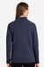 Devon & Jones DG481WZ Womens Charleston 1/4 Zip Sweatshirt Navy Blue Melange Model Back
