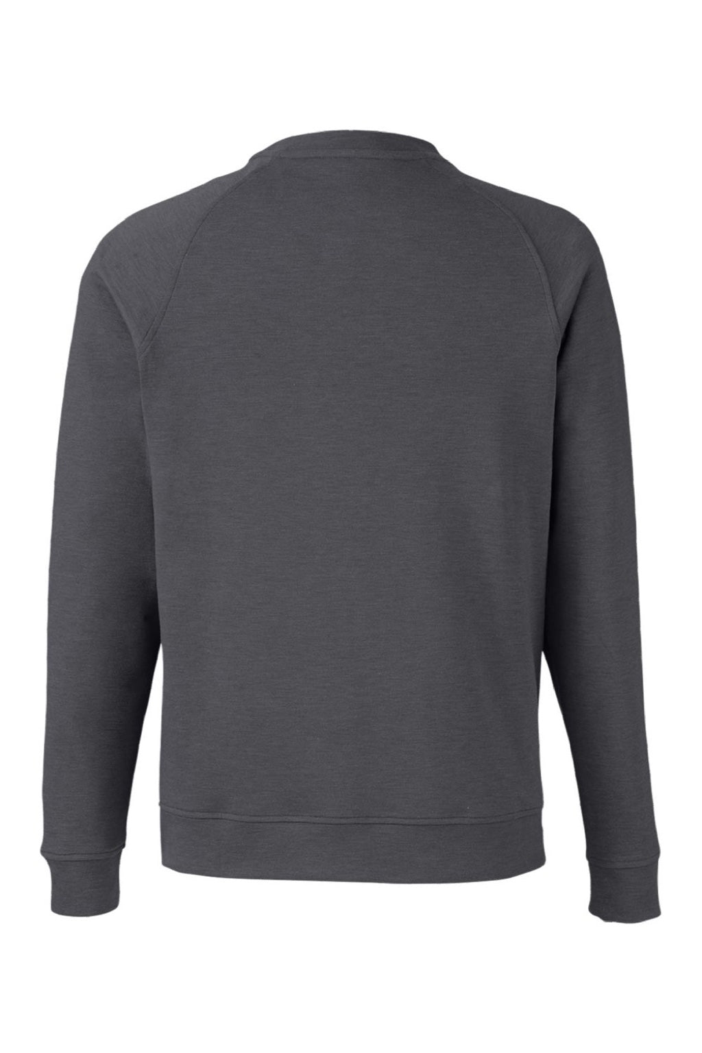 Devon & Jones DG482 Mens Charleston Crewneck Sweatshirt Black Melange Flat Back