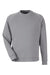 Devon & Jones DG482 Mens Charleston Crewneck Sweatshirt Graphite Grey Melange Flat Front