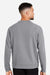 Devon & Jones DG482 Mens Charleston Crewneck Sweatshirt Graphite Grey Melange Model Back