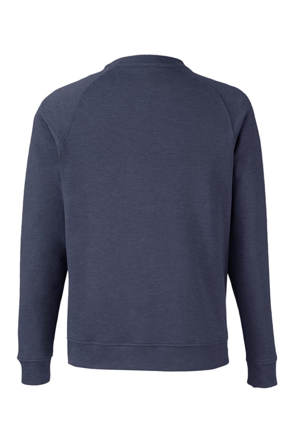 Devon & Jones DG482 Mens Charleston Crewneck Sweatshirt Navy Blue Melange Flat Back