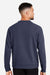 Devon & Jones DG482 Mens Charleston Crewneck Sweatshirt Navy Blue Melange Model Back