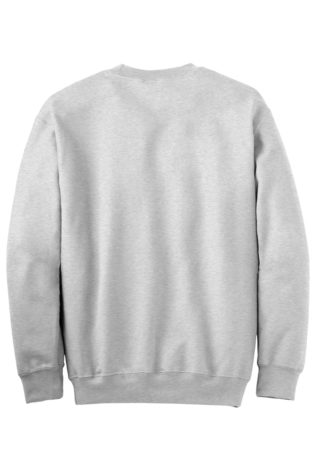 Gildan 12000 Mens DryBlend Moisture Wicking Fleece Crewneck Sweatshirt Ash Grey Flat Back