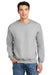 Gildan 12000 Mens DryBlend Moisture Wicking Fleece Crewneck Sweatshirt Ash Grey Model Front