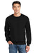 Gildan 12000 Mens DryBlend Moisture Wicking Fleece Crewneck Sweatshirt Black Model Front