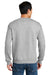 Gildan 12000 Mens DryBlend Moisture Wicking Fleece Crewneck Sweatshirt Ash Grey Model Back