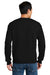 Gildan 12000 Mens DryBlend Moisture Wicking Fleece Crewneck Sweatshirt Black Model Back
