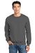 Gildan 12000 Mens DryBlend Moisture Wicking Fleece Crewneck Sweatshirt Charcoal Grey Model Front