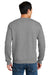 Gildan 12000 Mens DryBlend Moisture Wicking Fleece Crewneck Sweatshirt Sport Grey Model Back