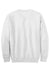 Gildan 12000 Mens DryBlend Moisture Wicking Fleece Crewneck Sweatshirt White Flat Back