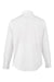 Devon & Jones DG505 Mens CrownLux Performance Spencer Poplin Long Sleeve Button Down Shirt White Flat Back