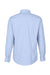 Devon & Jones DG537 Mens CrownLux Performance Microstripe Long Sleeve Button Down Shirt French Blue/White Flat Back