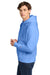 Champion S101/S1051 Mens Shrink Resistant Hooded Sweatshirt Hoodie w/ Pouch Pocket Light Blue Model Side