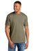 Gildan 64000CVC Mens Softstyle CVC Short Sleeve Crewneck T-Shirt Dune Mist Model Front