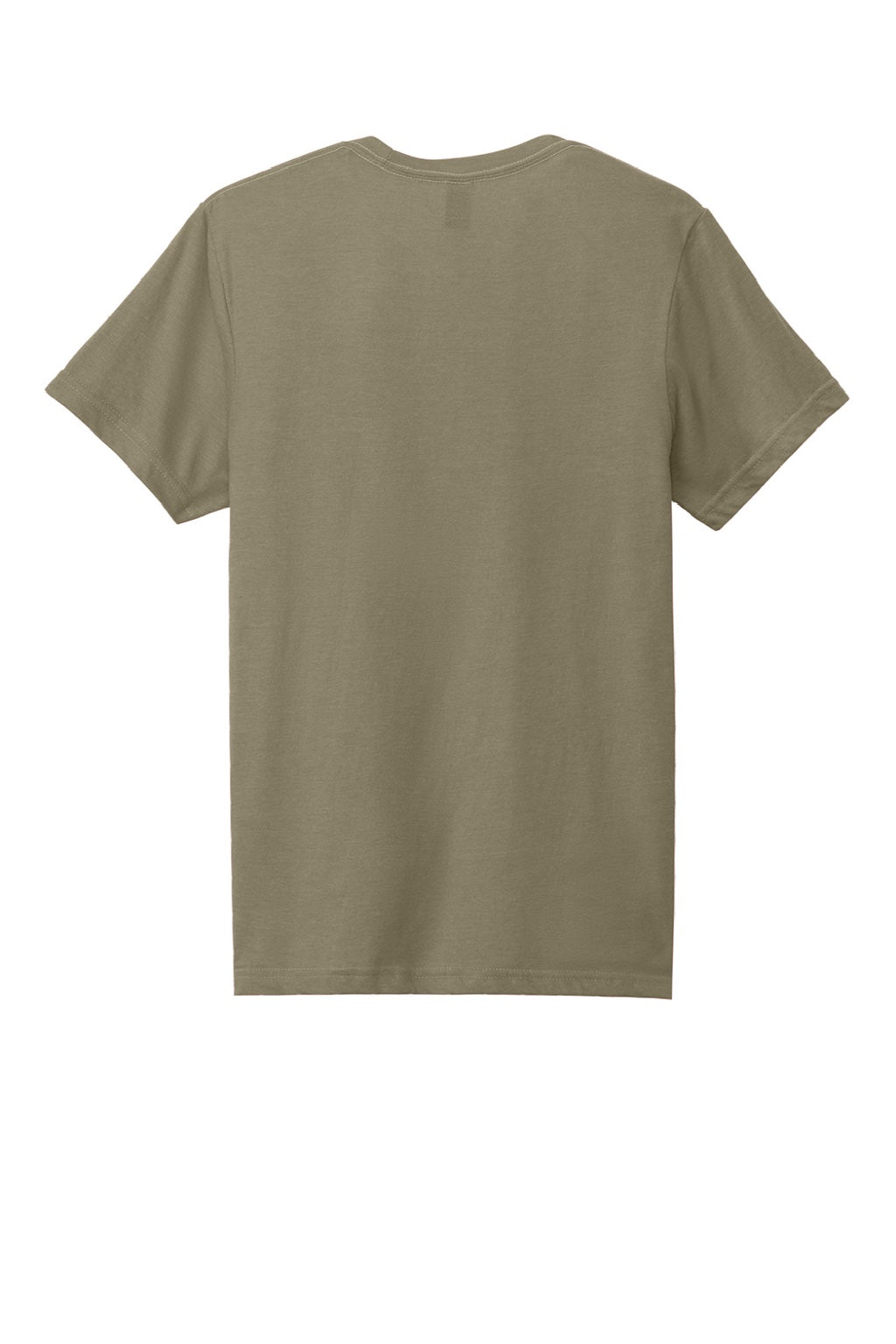 Gildan 64000CVC Mens Softstyle CVC Short Sleeve Crewneck T-Shirt Dune Mist Flat Back