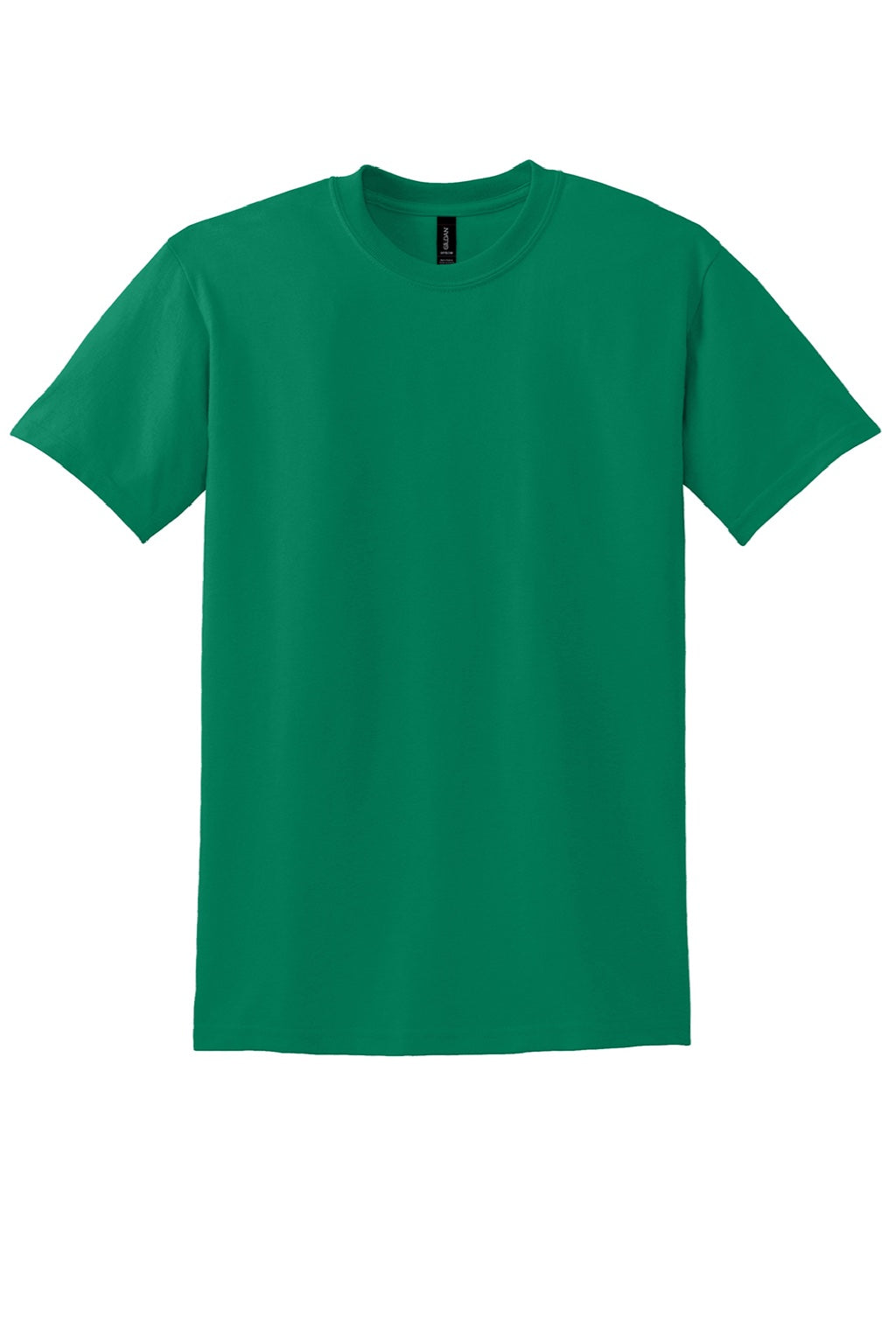 Gildan 8000 Mens DryBlend Moisture Wicking Short Sleeve Crewneck T-Shirt Kelly Green Flat Front