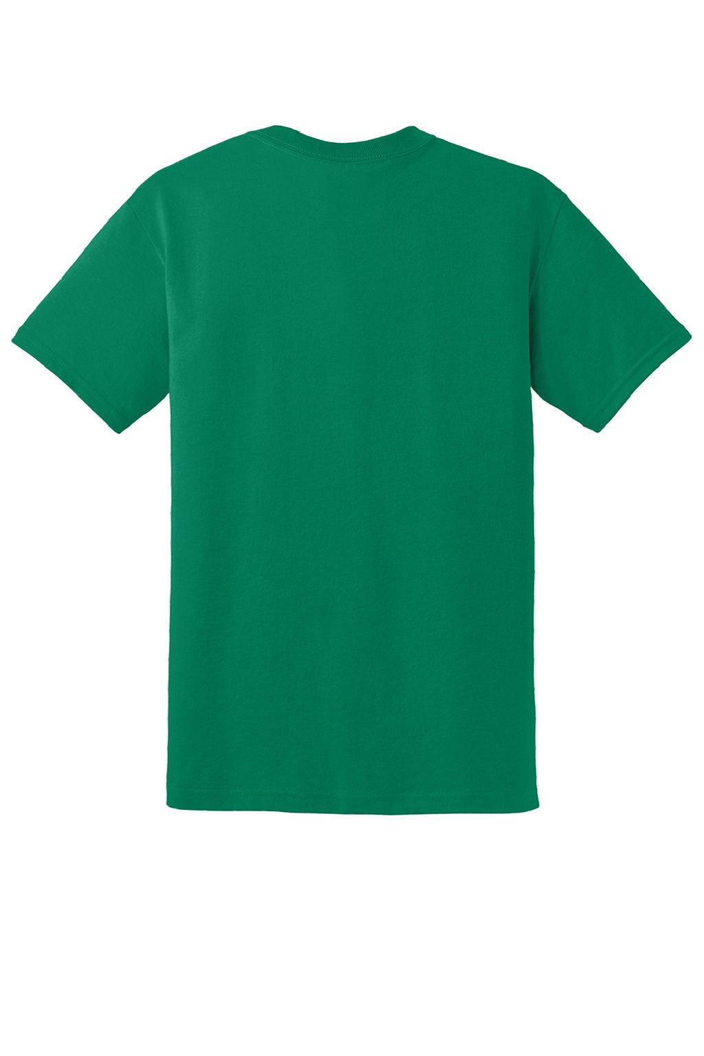 Gildan 8000 Mens DryBlend Moisture Wicking Short Sleeve Crewneck T-Shirt Kelly Green Flat Back