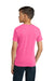 Comfort Colors 9018 Youth Short Sleeve Crewneck T-Shirt Neon Pink Model Back