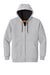 CornerStone CS620 Mens Full Zip Hooded Sweatshirt Hoodie w/ Pockets Heather Grey Flat Front