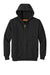 CornerStone CS620 Mens Full Zip Hooded Sweatshirt Hoodie w/ Pockets Black Flat Front