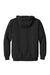 CornerStone CS620 Mens Full Zip Hooded Sweatshirt Hoodie w/ Pockets Black Flat Back