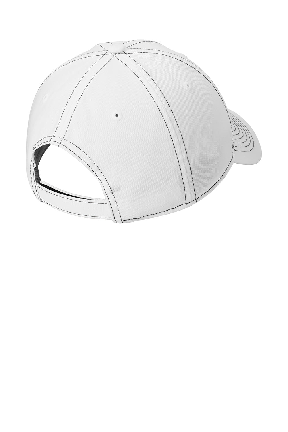 Nike 333114  Water Resistant Adjustable Hat White Flat Back
