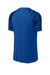 Sport-Tek ST376 Mens Drift Camo Colorblock Moisture Wicking Short Sleeve Crewneck T-Shirt True Royal Blue Flat Back