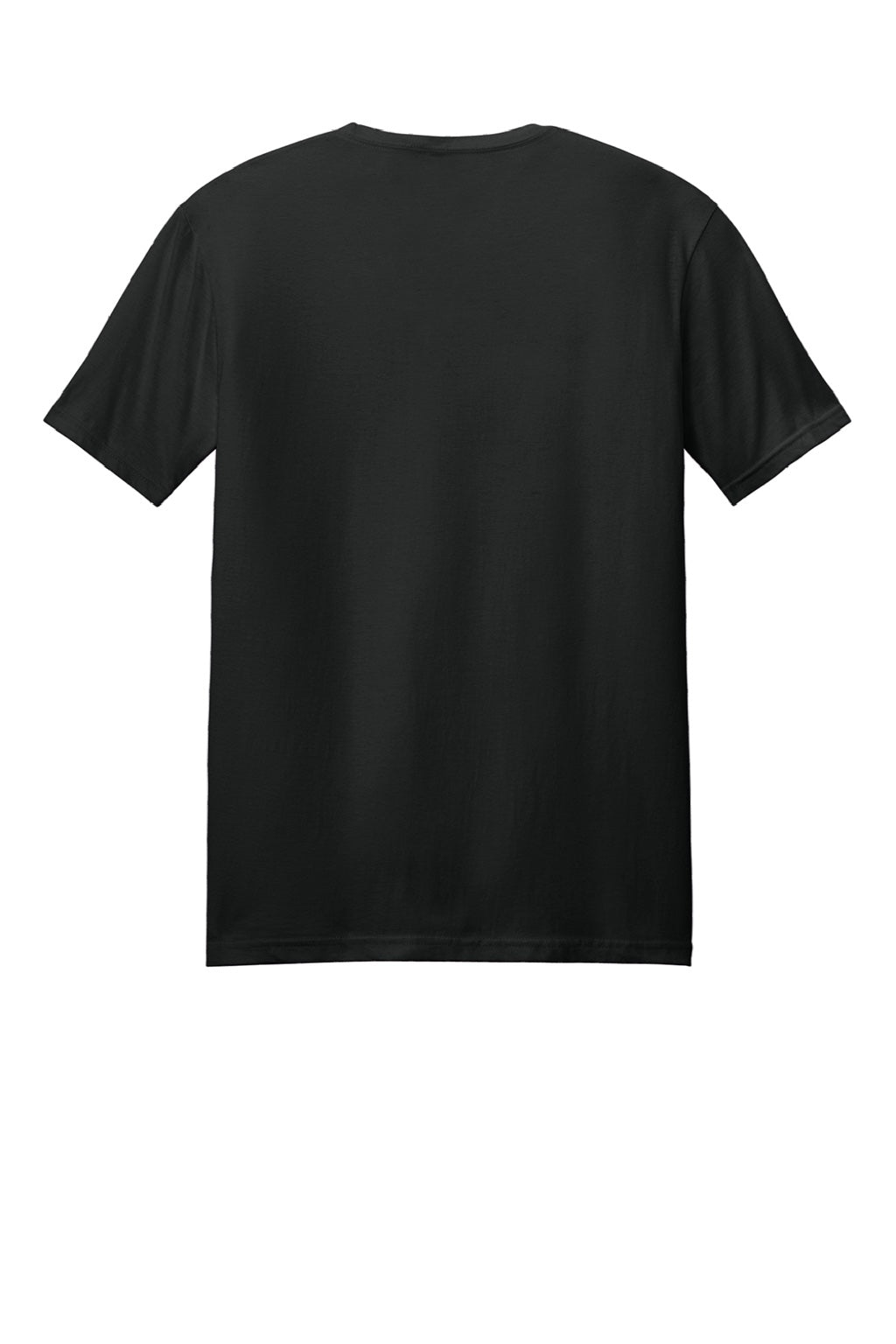 Gildan 64000 Mens Softstyle Short Sleeve Crewneck T-Shirt Black Flat Back