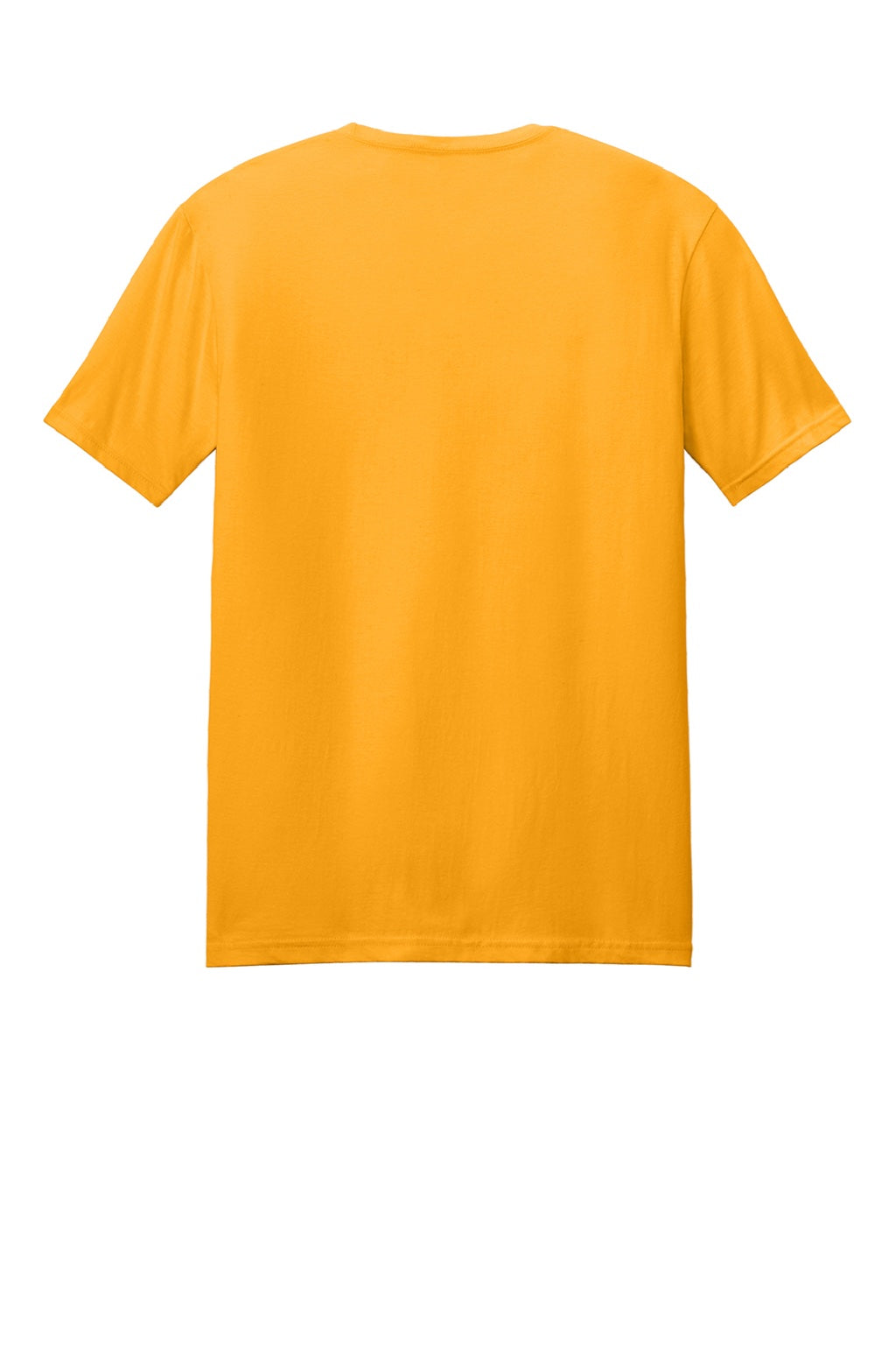 Gildan 64000 Mens Softstyle Short Sleeve Crewneck T-Shirt Gold Flat Back