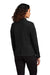 Mercer+Mettle MM3031 Womens Snag Resistant Relaxed Knit Blazer w/ Pockets Deep Black Model Back