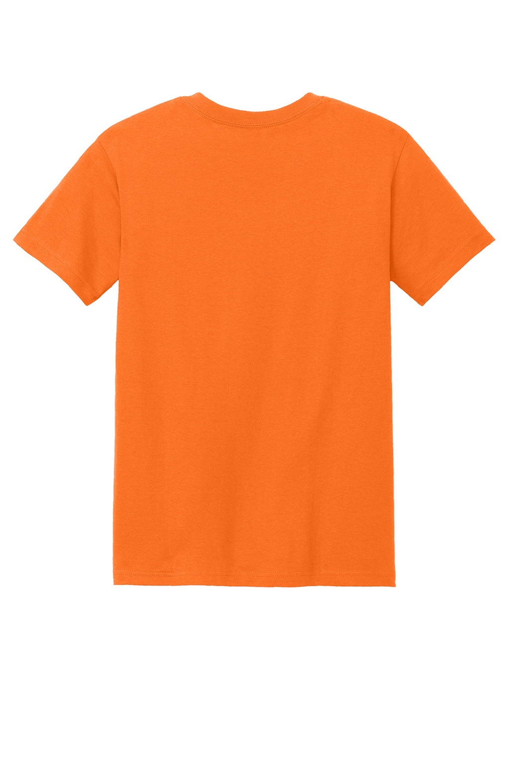 American Apparel 1301 Mens Short Sleeve Crewneck T-Shirt Orange Flat Back