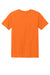American Apparel 1301 Mens Short Sleeve Crewneck T-Shirt Orange Flat Back