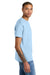 American Apparel 1301 Mens Short Sleeve Crewneck T-Shirt Powder Blue Model Side