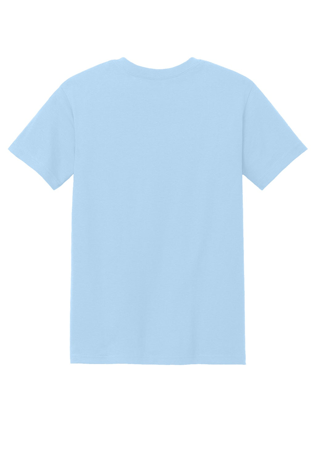American Apparel 1301 Mens Short Sleeve Crewneck T-Shirt Powder Blue Flat Back