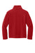 Port Authority Y217 Youth Full Zip Fleece Jacket True Red Flat Back