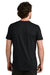 Tentree TTCM4879 Mens TreeBlend Short Sleeve Crewneck T-Shirt Heather Meteorite Black Model Back