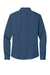 Port Authority L640 Womens Easy Care Wrinkle Resistant Long Sleeve Button Down Shirt Deep Blue Flat Back