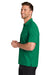 Port Authority K240 Mens Wearever Moisture Wicking Pique Short Sleeve Polo Shirt Bright Kelly Green Model Side