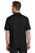 Port Authority K240 Mens Wearever Moisture Wicking Pique Short Sleeve Polo Shirt Deep Black Model Back