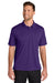 Port Authority K240 Mens Wearever Moisture Wicking Pique Short Sleeve Polo Shirt Prism Purple Model Front