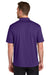 Port Authority K240 Mens Wearever Moisture Wicking Pique Short Sleeve Polo Shirt Prism Purple Model Back