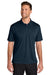 Port Authority K240 Mens Wearever Moisture Wicking Pique Short Sleeve Polo Shirt River Navy Blue Model Front