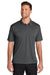 Port Authority K240 Mens Wearever Moisture Wicking Pique Short Sleeve Polo Shirt Storm Grey Model Front