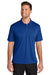 Port Authority K240 Mens Wearever Moisture Wicking Pique Short Sleeve Polo Shirt True Royal Blue Model Front